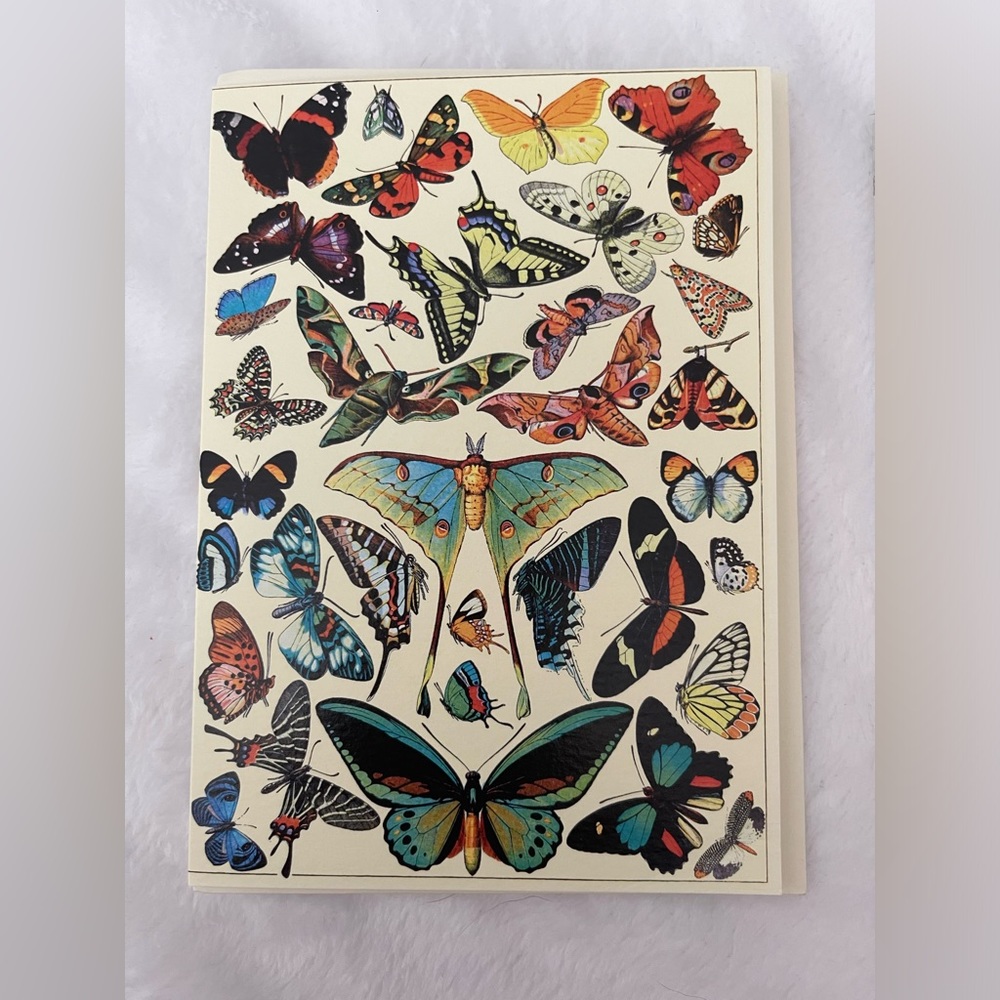 2 New Madame Treacle Greeting Cards Butterflies and Dogs Moon Gazing Vintage